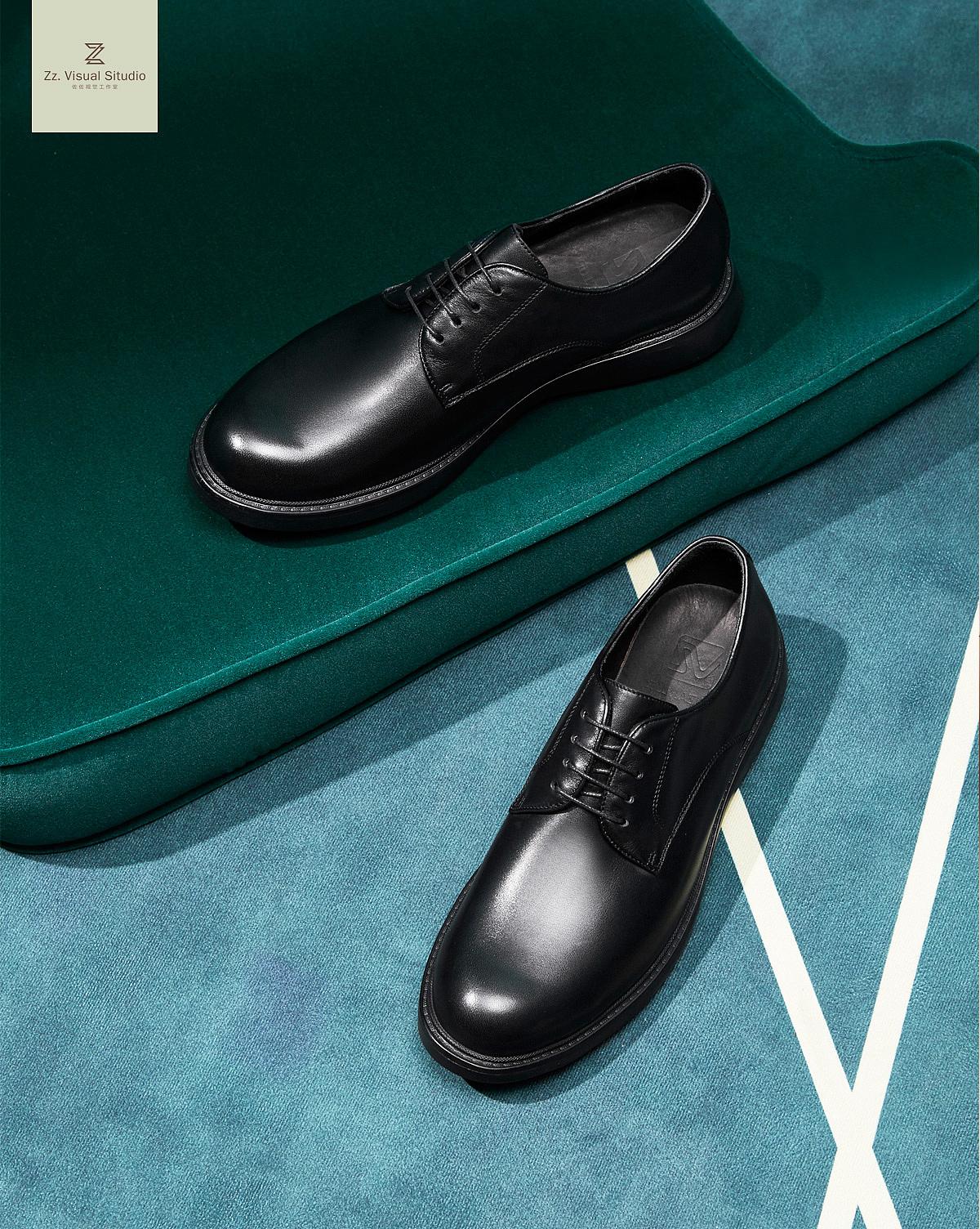 高端精品男鞋拍摄 定制化场景男鞋摆拍 商务男鞋摄影
