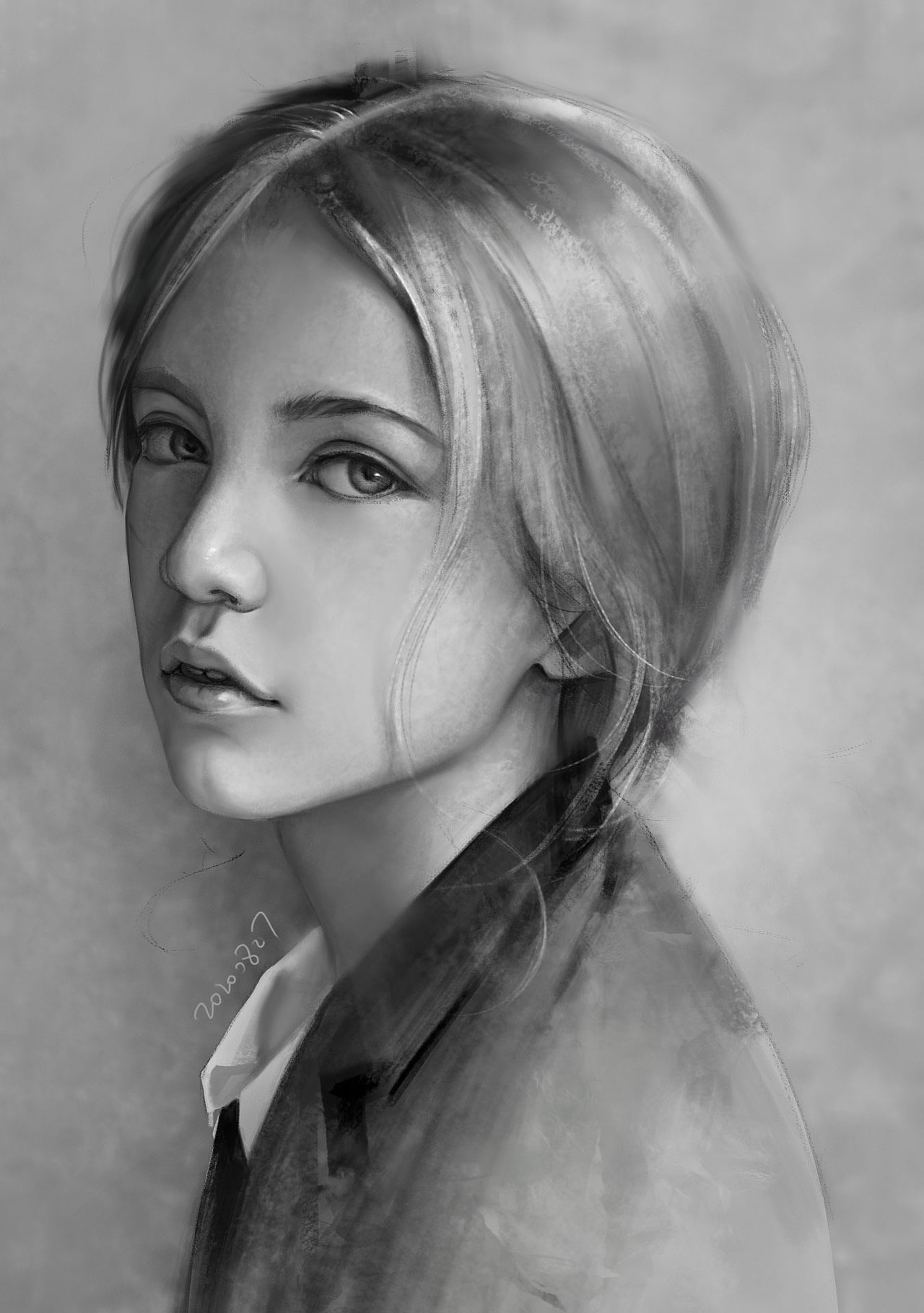 人头像照片写生练习（图ZMjY1MjEwMTE2） - 绘画 - 站酷设计师怪异的福施福那原创素材 - 站酷ZCOOL