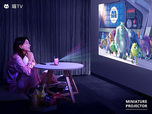 喵TV-微型投影仪-商品详情页面