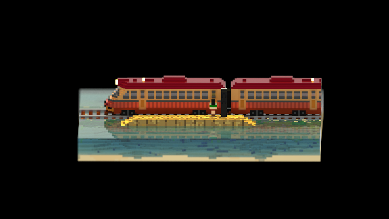 magicavoxel-千与千寻的海上火车站（图ZOTI0NzM5NzI=） - 动画/影视 - 站酷设计师GuomuGuomu原创素材 - 站酷ZCOOL