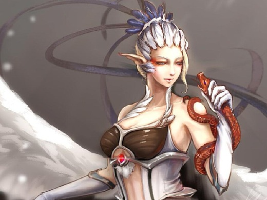 【ps板绘】黑历史重绘向——蛇鹫拟人