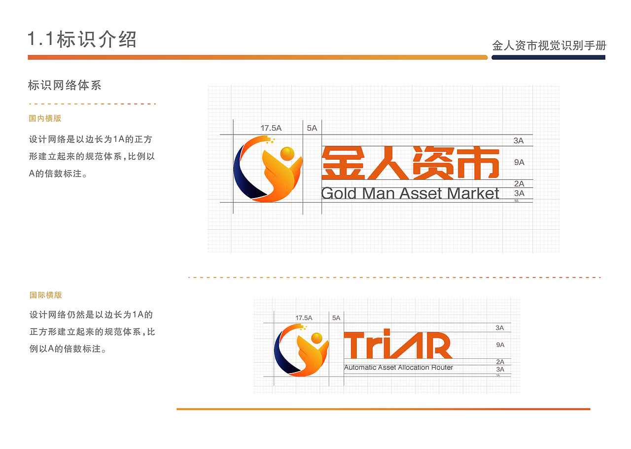 金融公司logo视觉指导手册