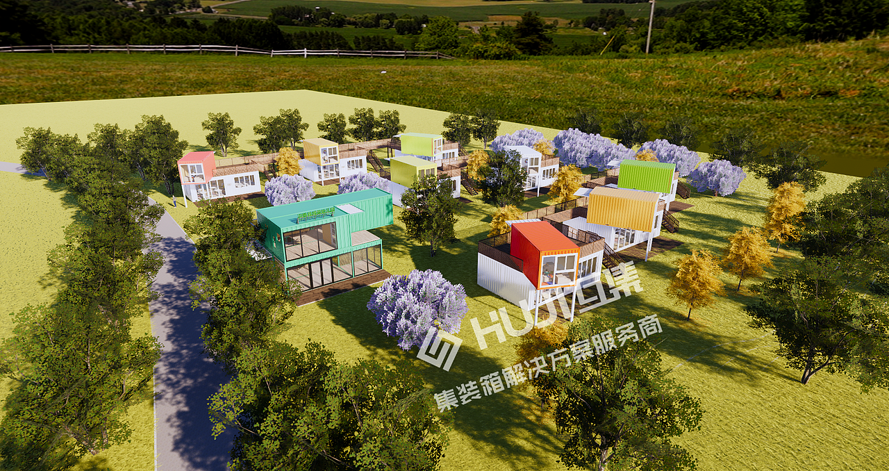 四川眉山洪雅溪谷森林自然教育营地之集装箱幼儿园（图ZMTUxMjc4MDY0） - 建筑/空间 - 站酷设计师HUJI互集原创素材 - 站酷ZCOOL