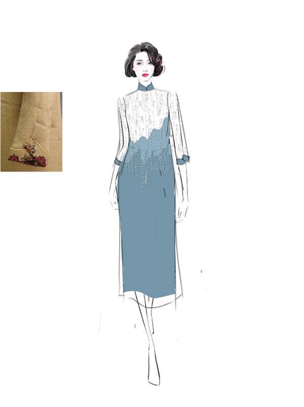 中式旗袍礼服（图ZMTg4OTkxNzY4） - 正装/礼服 - 站酷设计师衍生chen原创素材 - 站酷ZCOOL