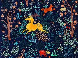 以往的一些图案插画小练习