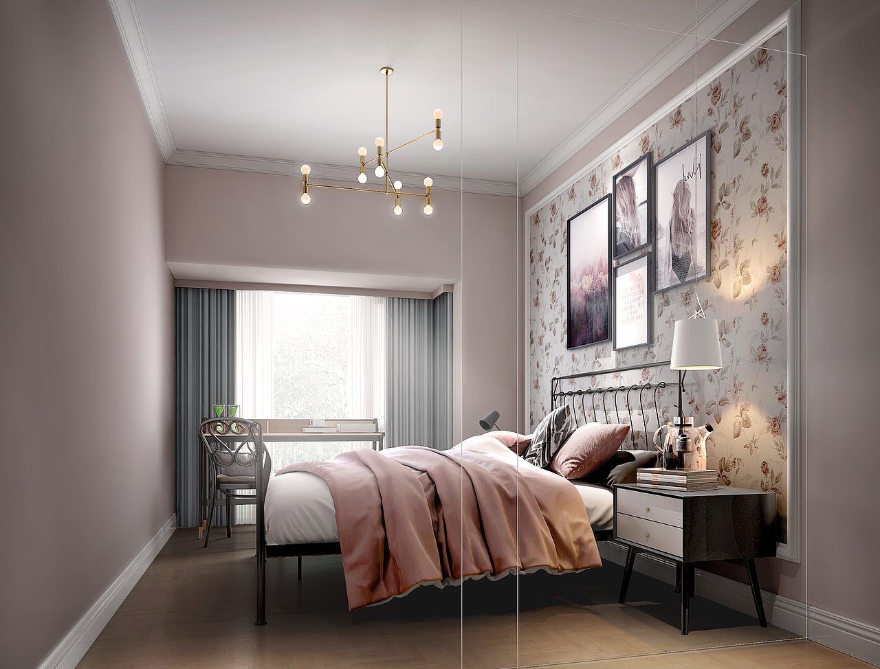 小单张渲染表现