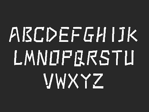 英文字体设计ZhiyongTechnology