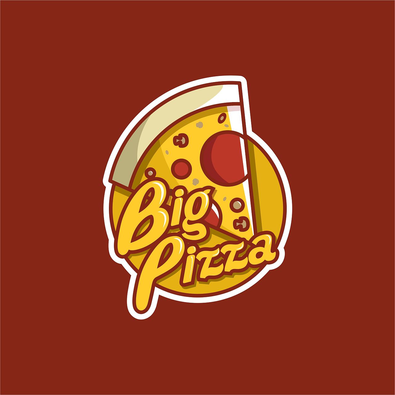 【素材】披萨logo标志ai格式