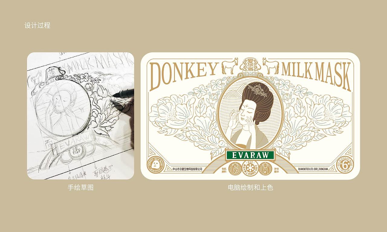 爱华洛面膜包装设计