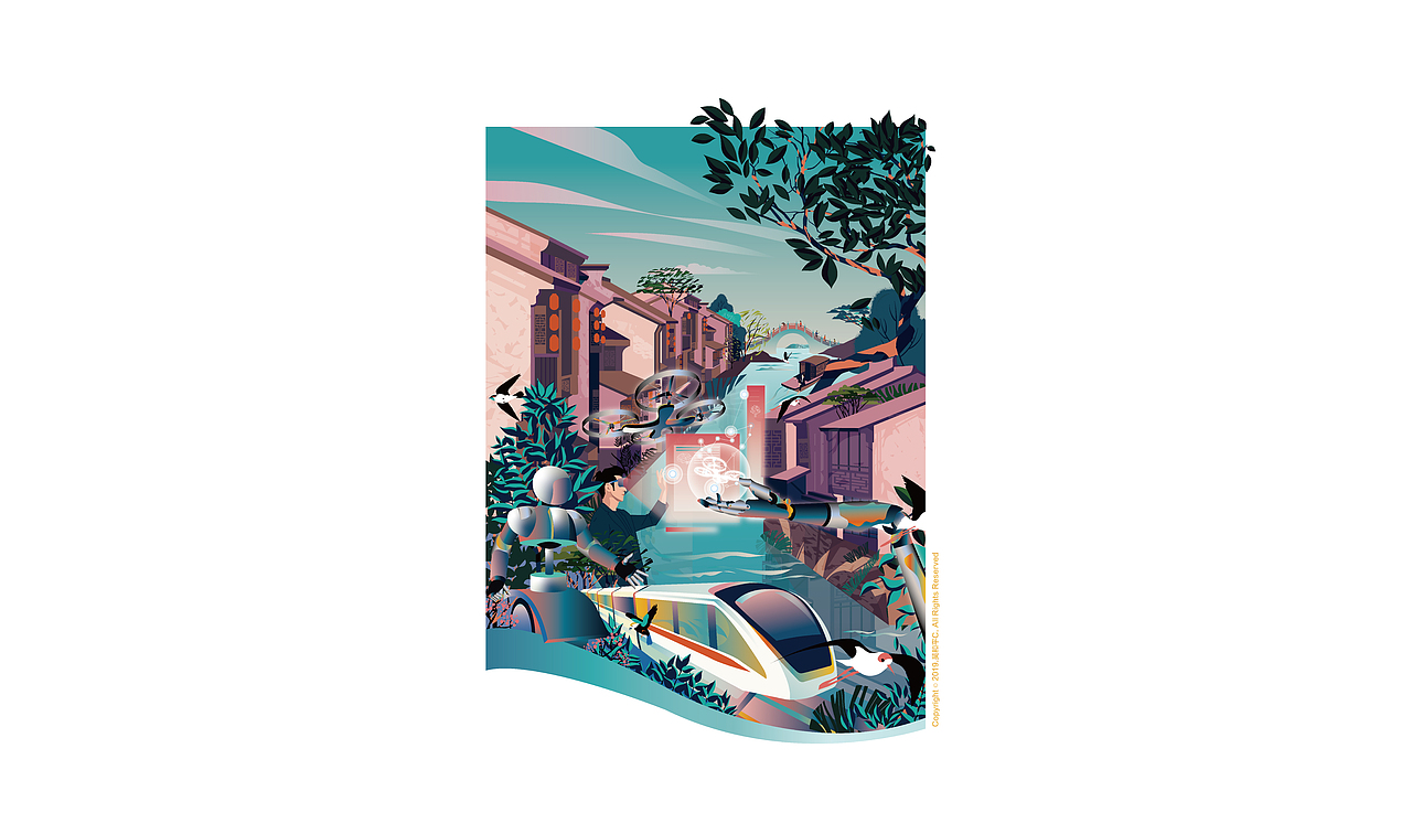 《中国日报》China Daily插画|2019作品集(图ZMTkxOTMyMTY4) - 商业插画 - 站酷设计师吴和平Luo原创素材 - 站酷ZCOOL