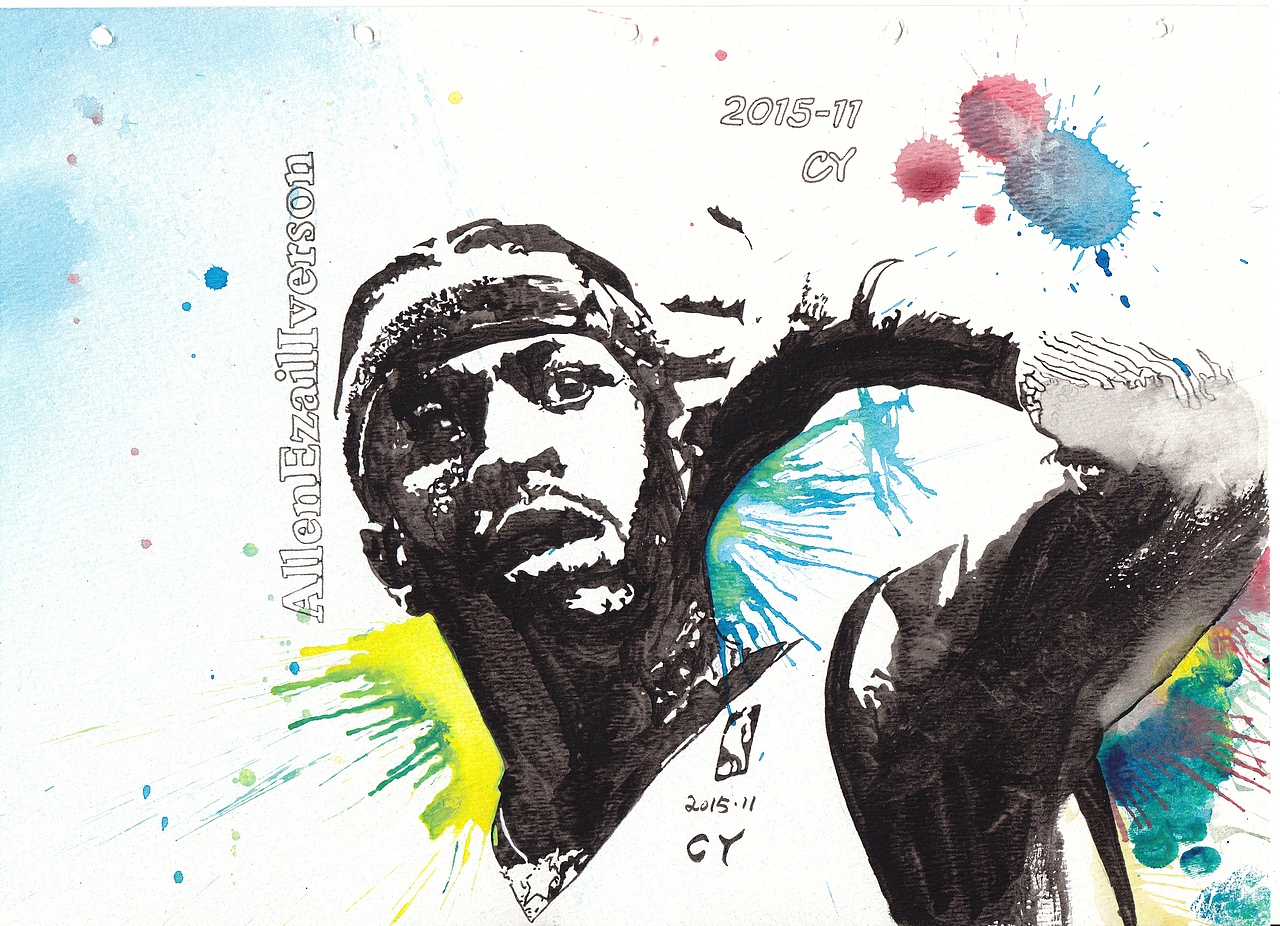 CY手绘--NBA系列绘画