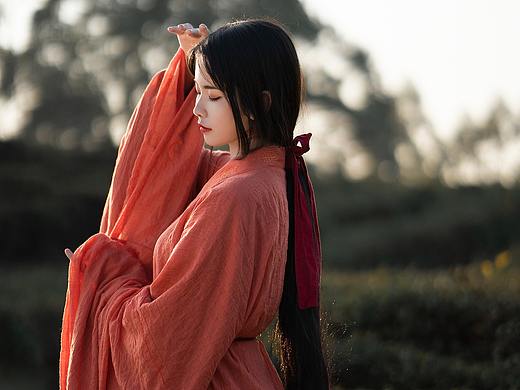 茶园茶女汉服