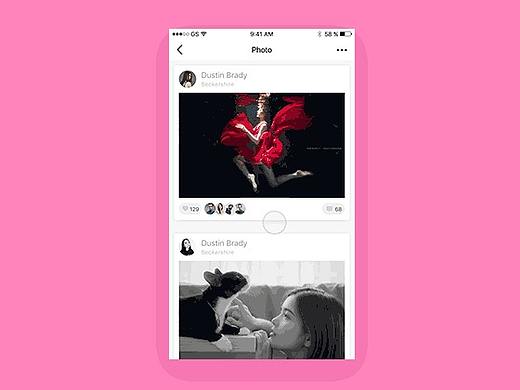 principle动效点赞功能