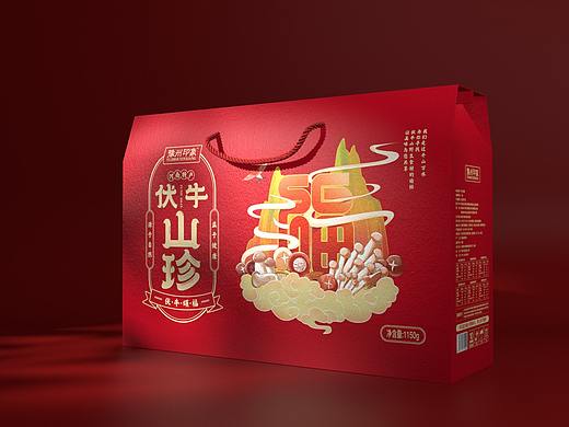 一棵树品牌：伏牛山珍礼盒包装设计/河南特产