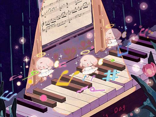 系列插图《小狗日记》