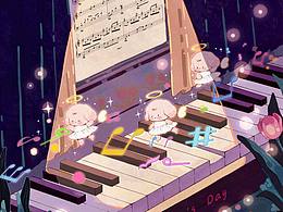 系列插图《小狗日记》