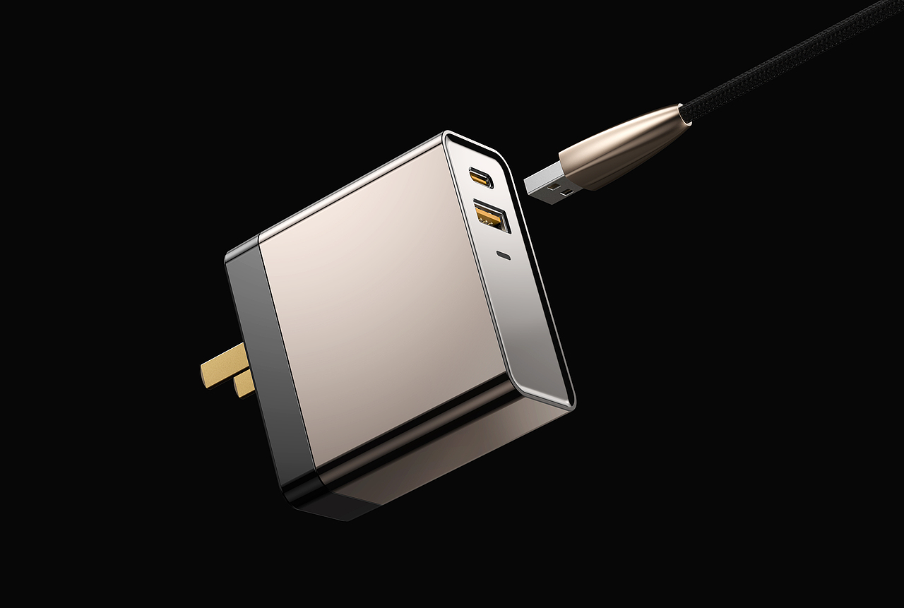 充电器渲染练习