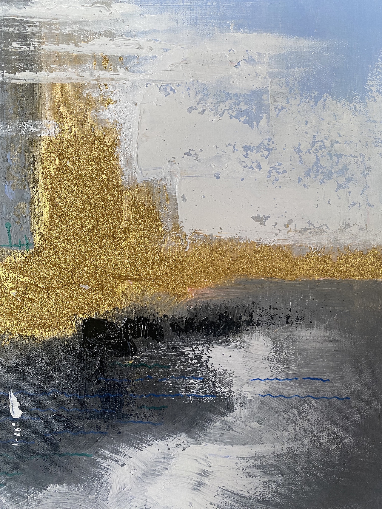 烂尾湖畔的早晨