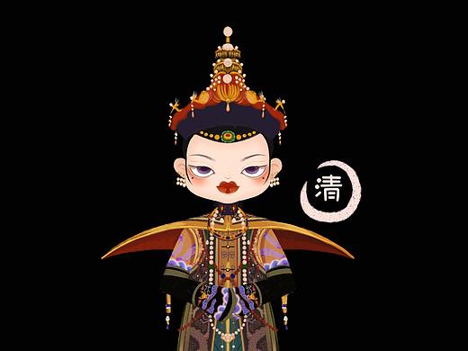 国潮风，朝代人物