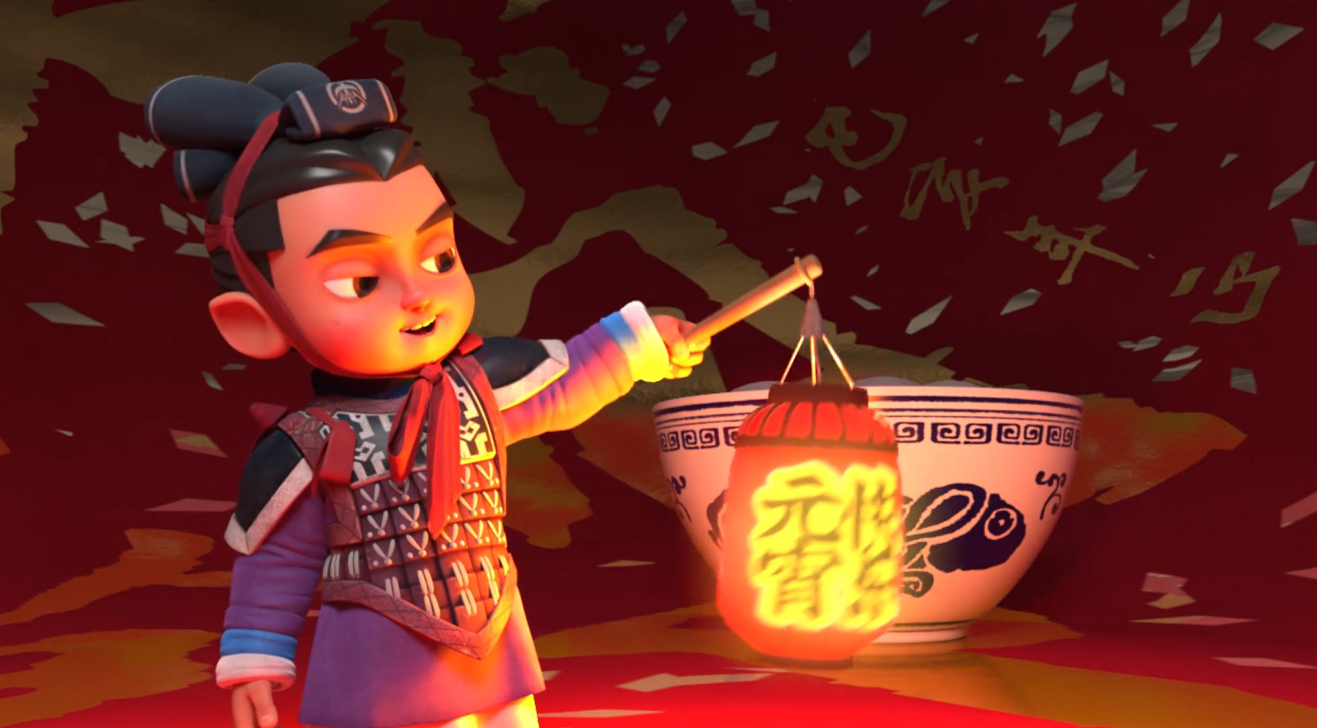 秦风小子元宵节动画!