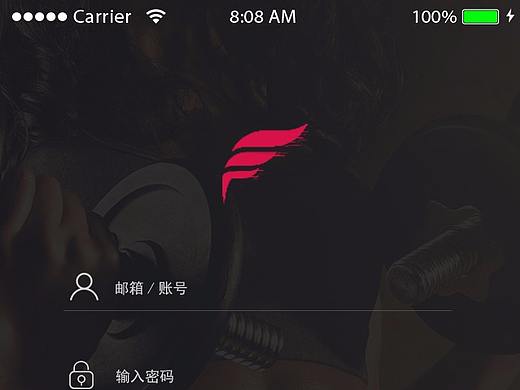 健身APP 排版展示 UI设计 