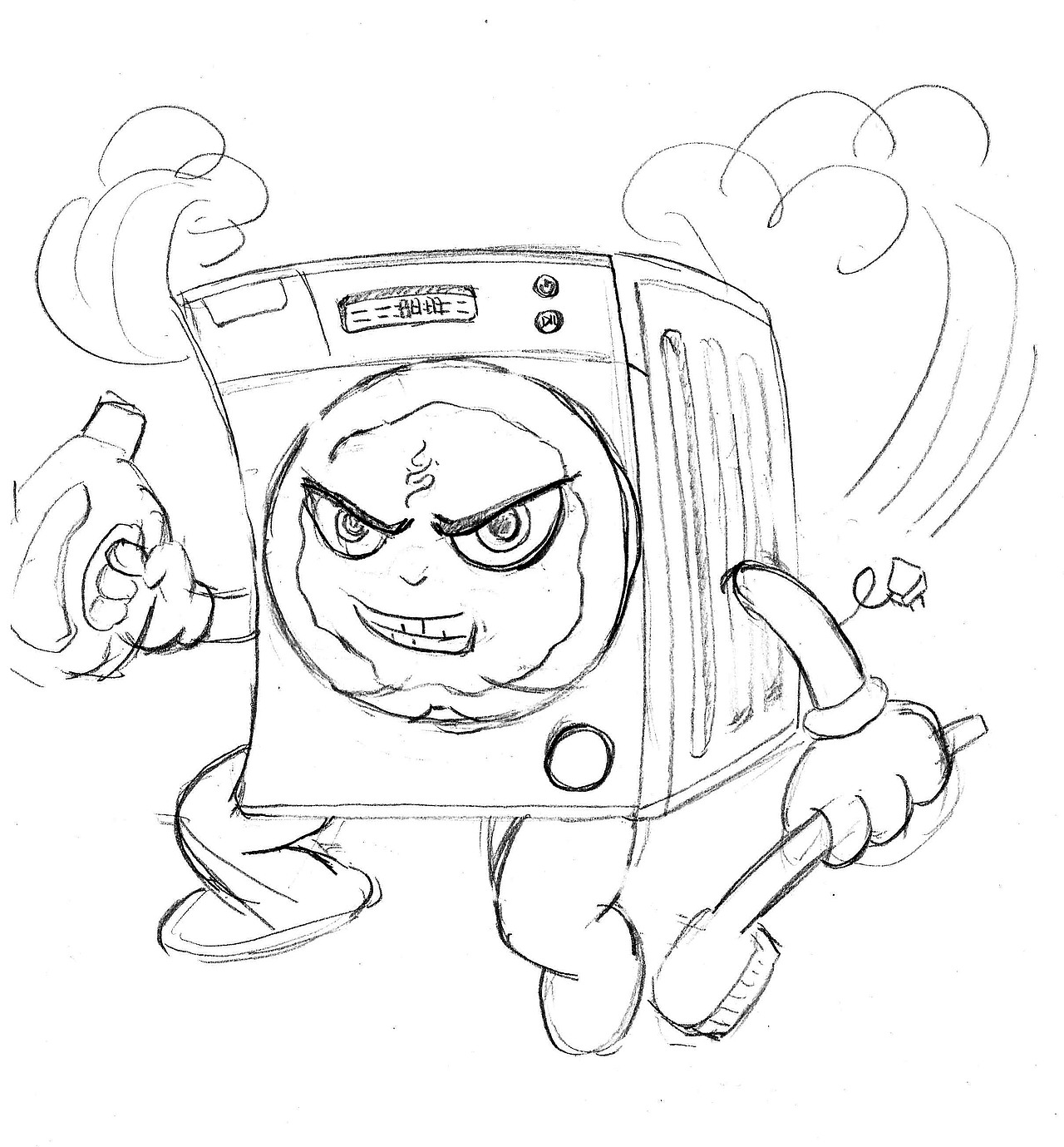 洗衣机插画（图ZMjM2MTM2ODg0） - 创作习作 - 站酷设计师hujia_snoopy原创素材 - 站酷ZCOOL