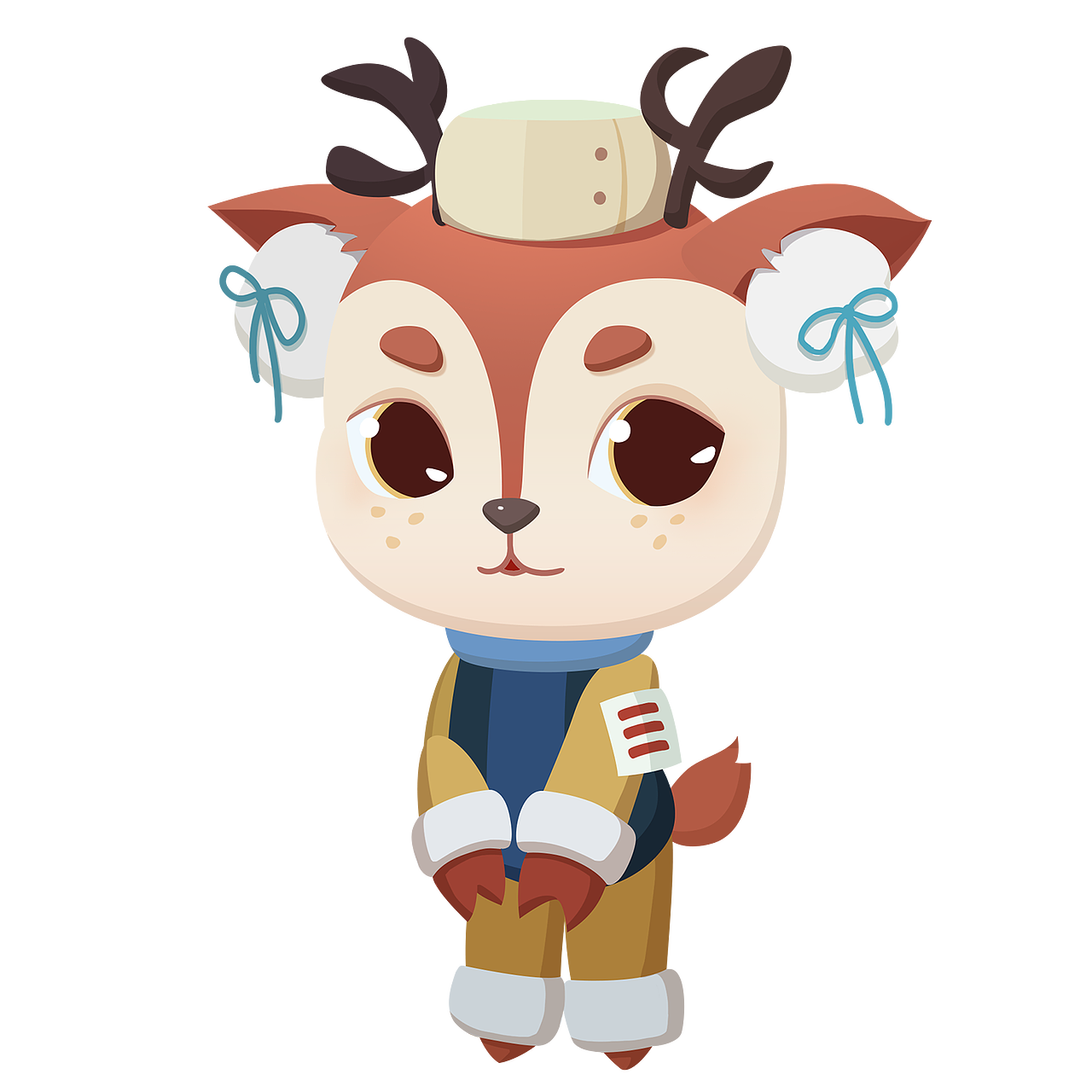 扁平风小精灵（图ZMjc0OTA2NjAw） - IP形象 - 站酷设计师霜月洛洛原创素材 - 站酷ZCOOL