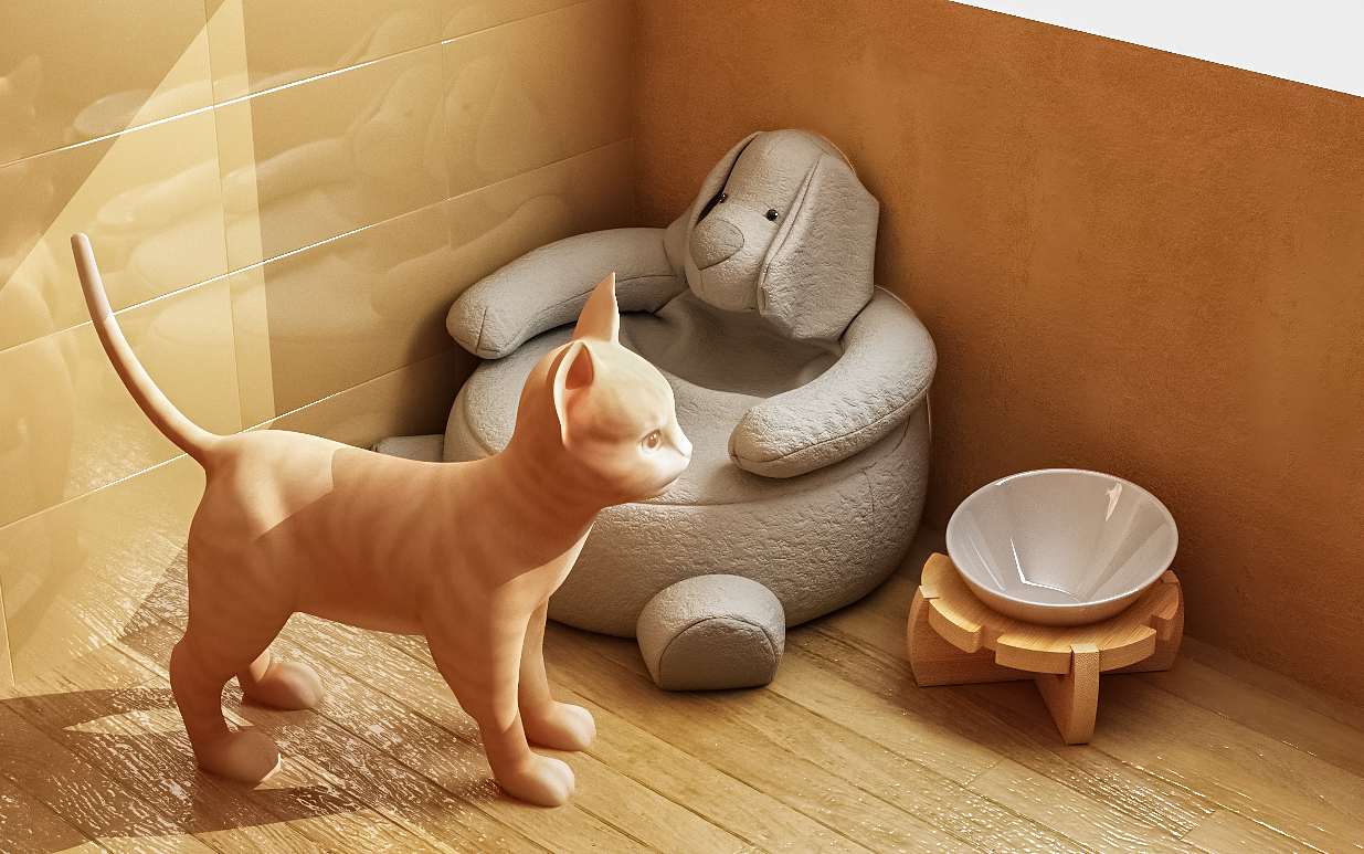 可調(diào)節(jié)竹木陶瓷貓碗設(shè)計(jì)（圖ZMjU4MDY1MTE2） - 生活用品 - 站酷設(shè)計(jì)師燒腦做飯?jiān)瓌?chuàng)素材 - 站酷ZCOOL