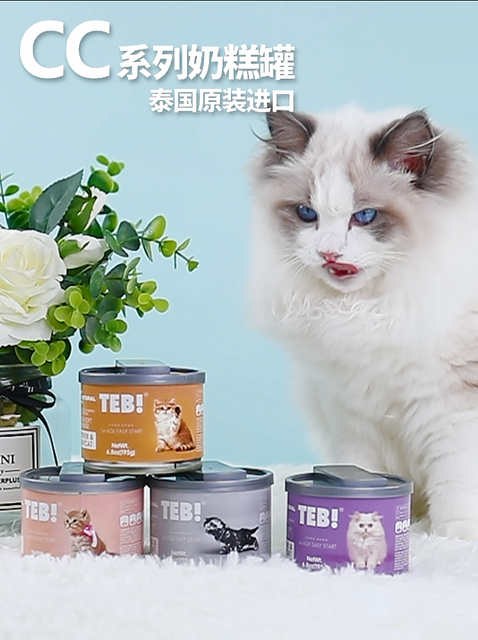 猫粮猫罐头猫零食宠物电商淘宝天猫主图视频