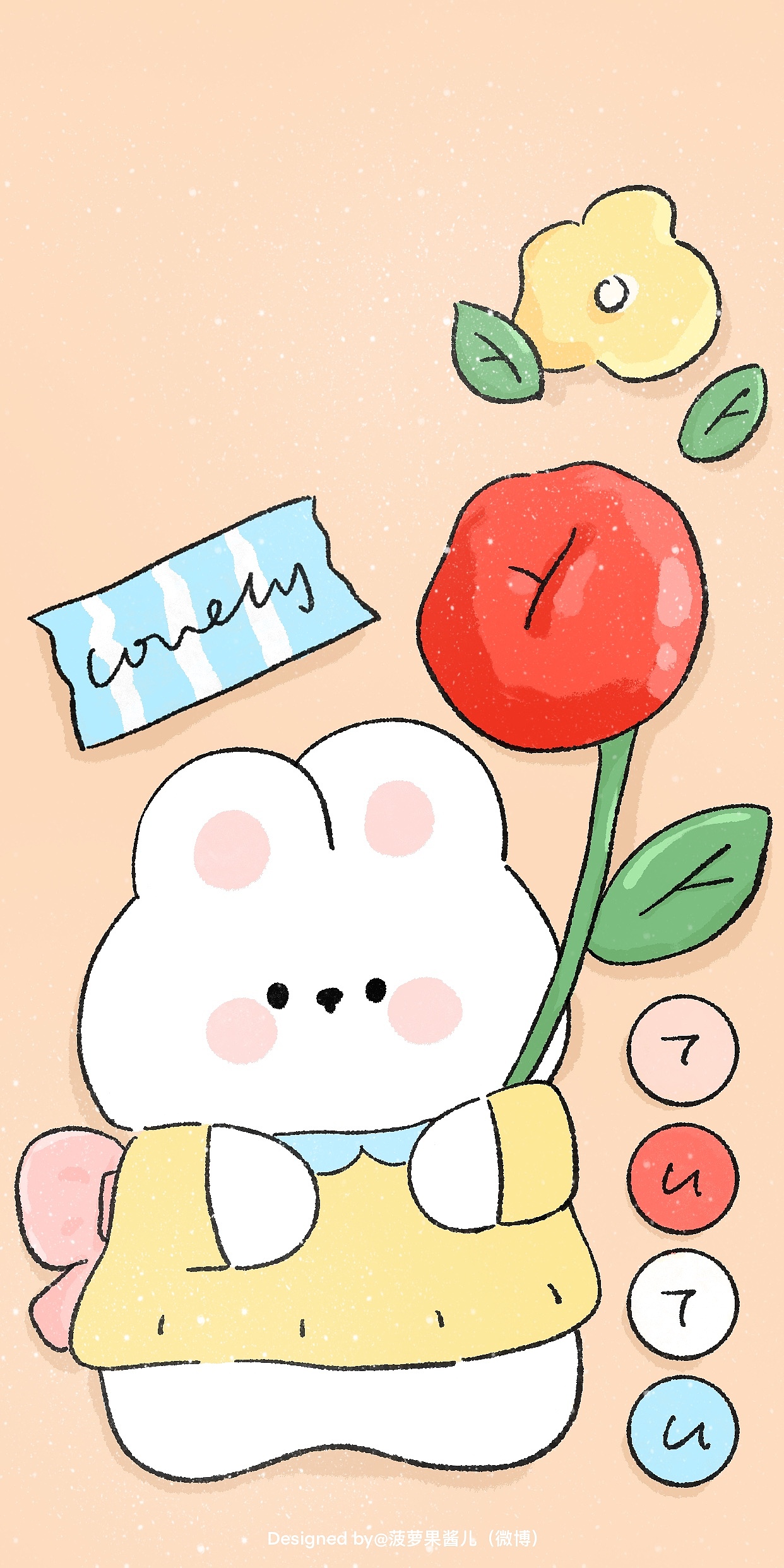 28期 治愈系软萌兔子插画