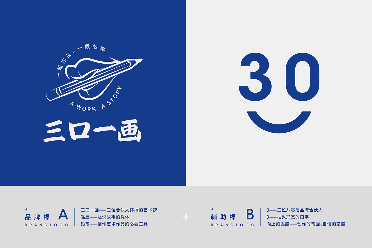 三口一画|企业VI设计