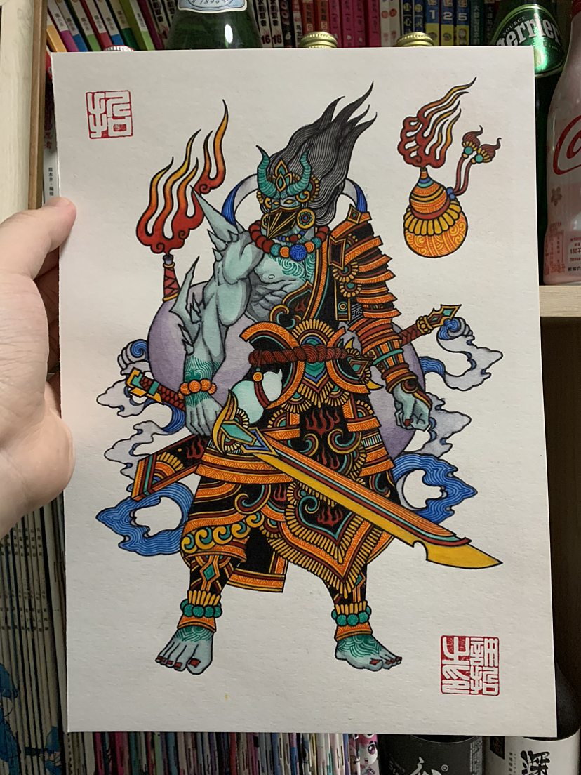 《荡瘟神》·九部（图ZMzMyODI4NTY0） - 商业插画 - 站酷设计师許小狂妄原创素材 - 站酷ZCOOL