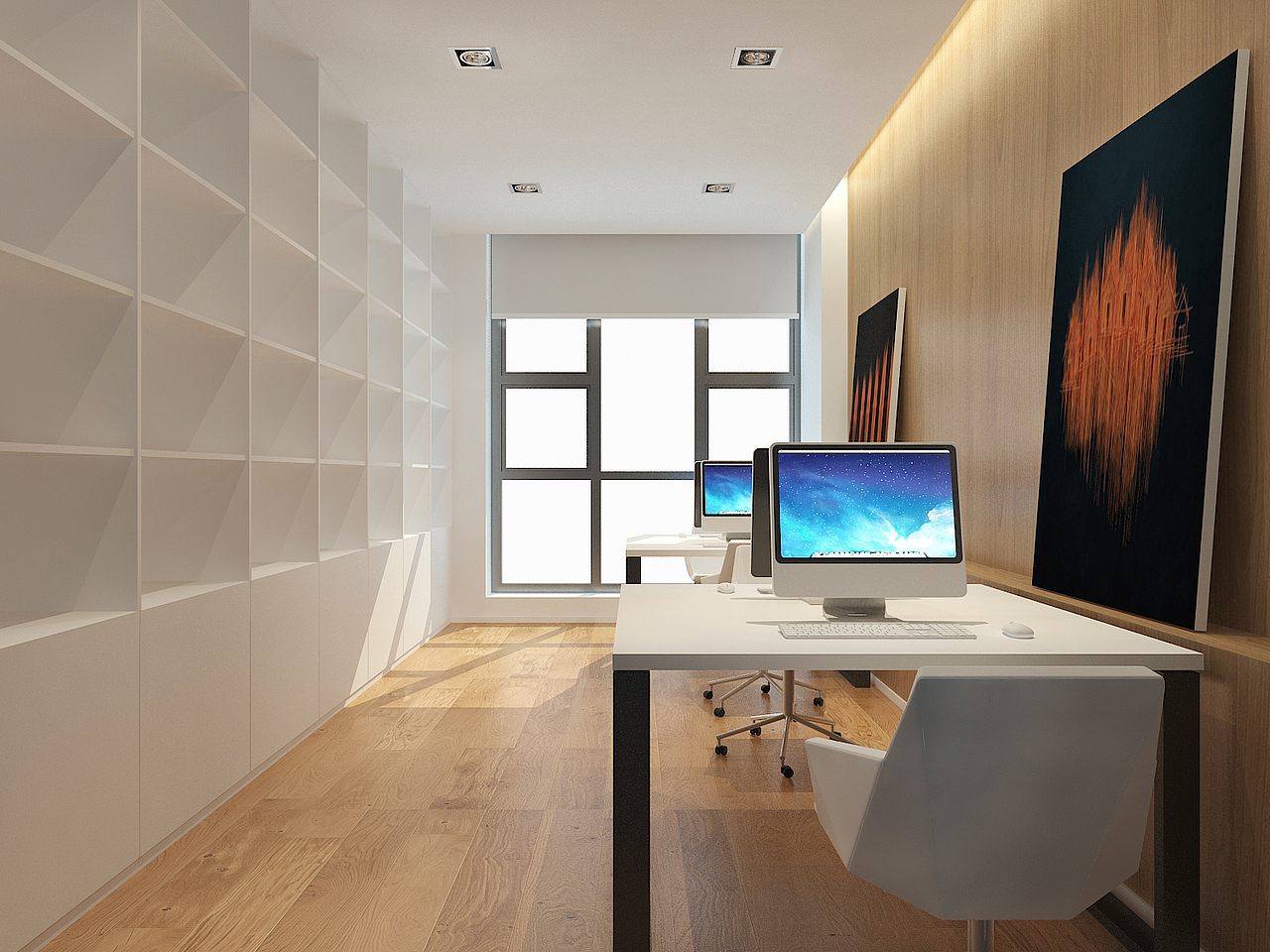 广州番禺联合办公空间设计（施工状态）