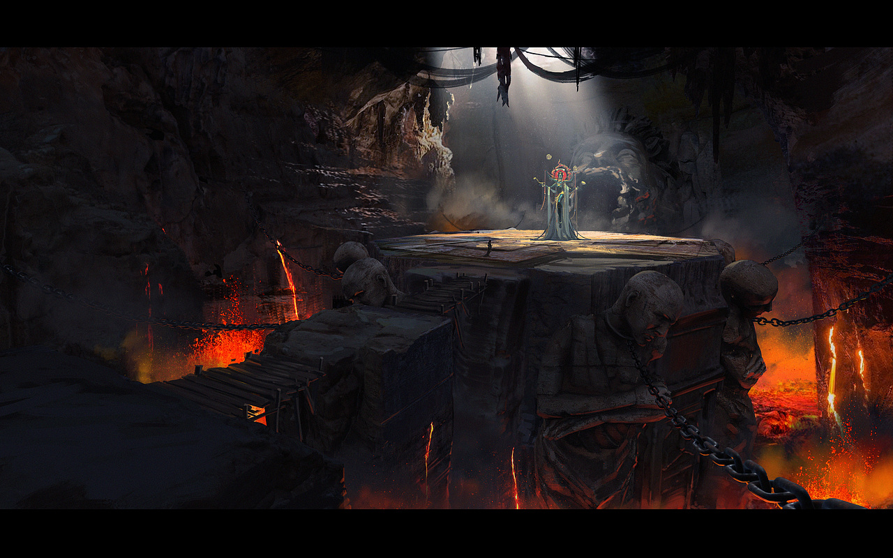 《一梦江湖》南海海底副本概念（图ZMjkxMTQwMDUy） - 概念设定 - 站酷设计师撸图的大F原创素材 - 站酷ZCOOL