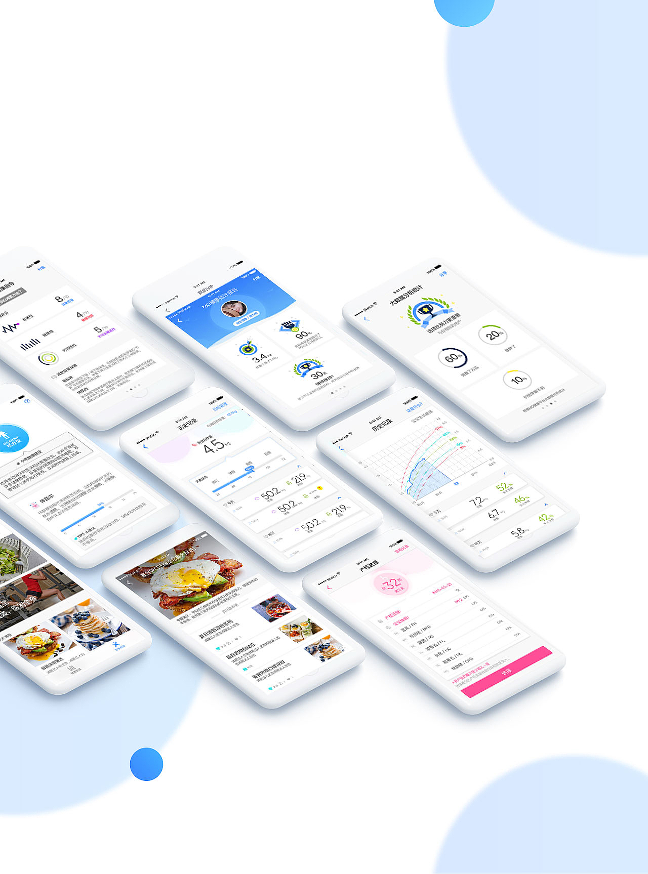 mo app体脂秤产品ui设计