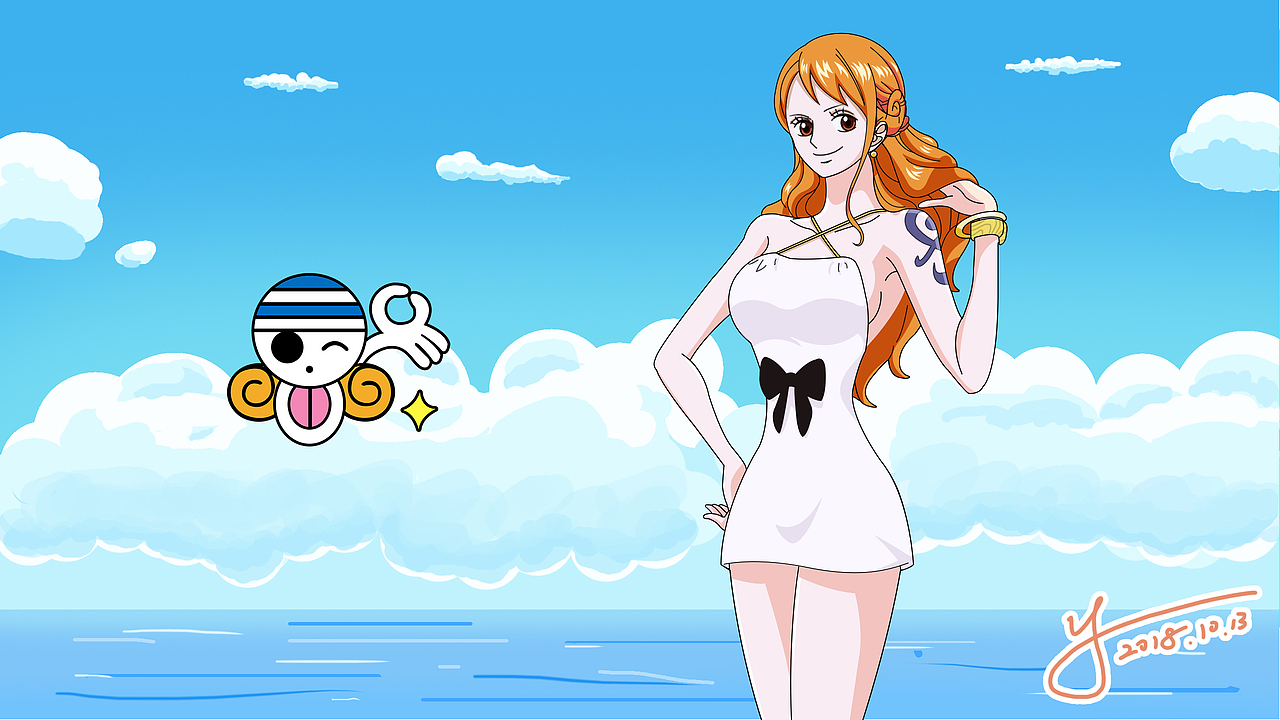 个人绘画作品-童年回忆篇【海贼王】（2018）