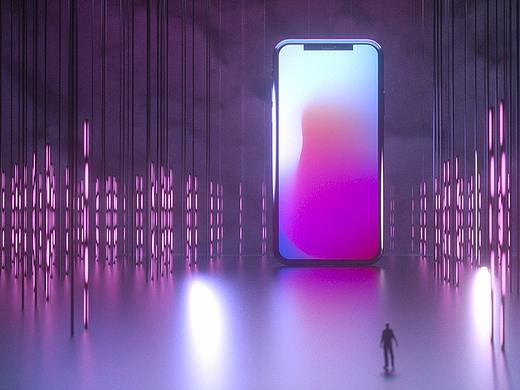 Cinema 4d Octane render 手机建模场景渲染
