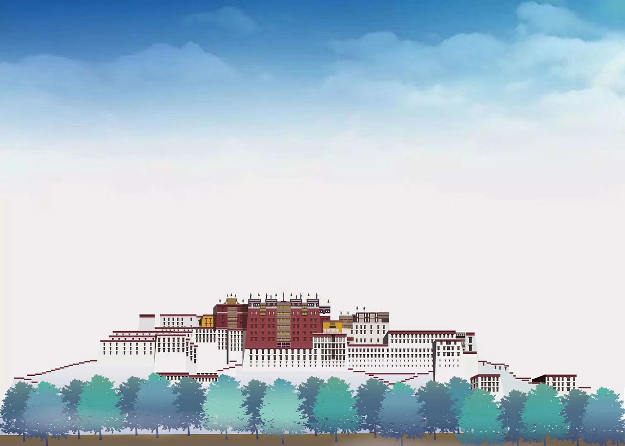 藏式PPT背景图（图ZMTY3ODI1ODg0） - 像素画 - 站酷设计师海南啊周原创素材 - 站酷ZCOOL