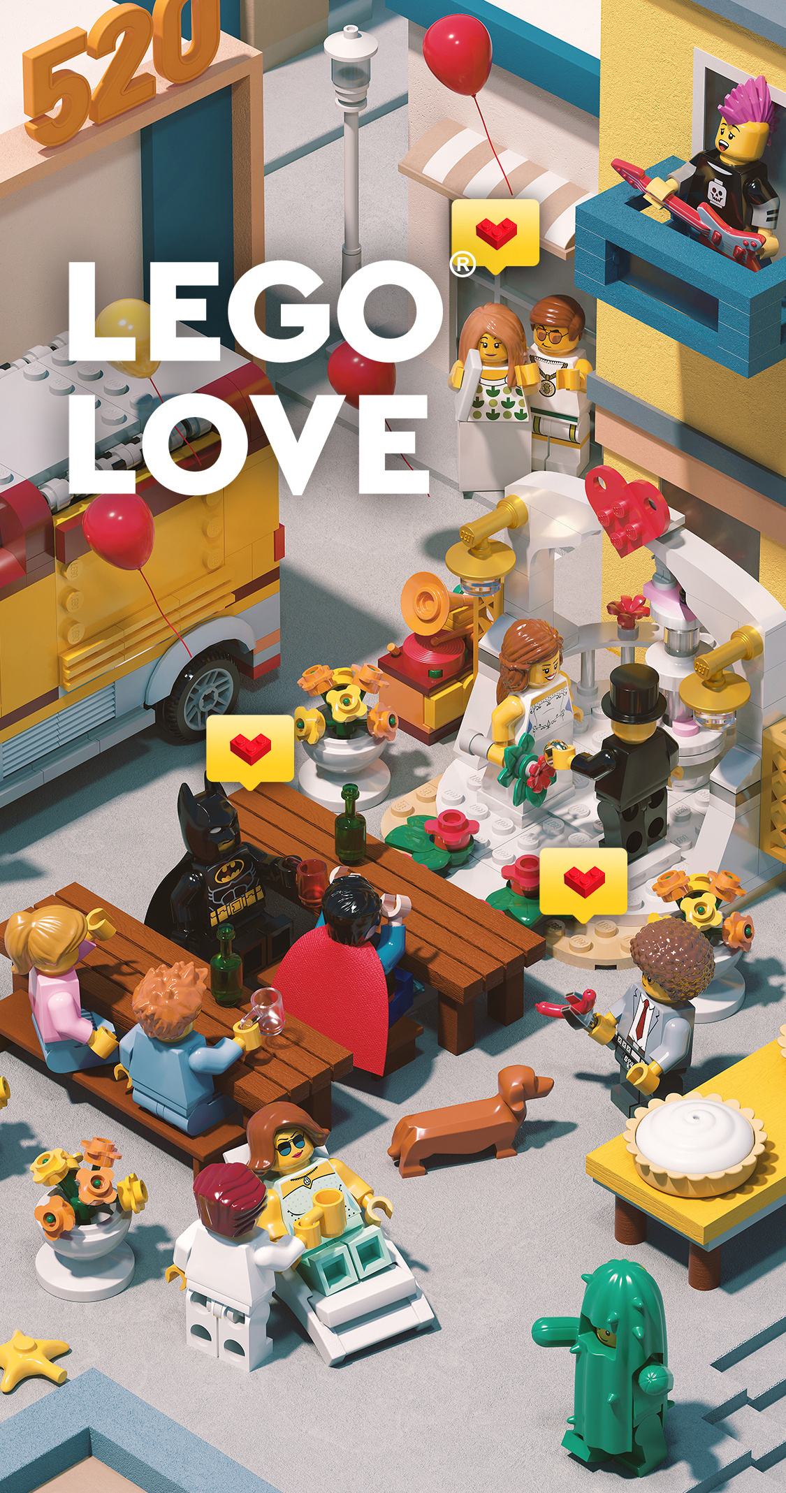 七夕节来一套：LEGO 乐高 节日系列 40236 浪漫情人节野餐会_积木拼插_什么值得买