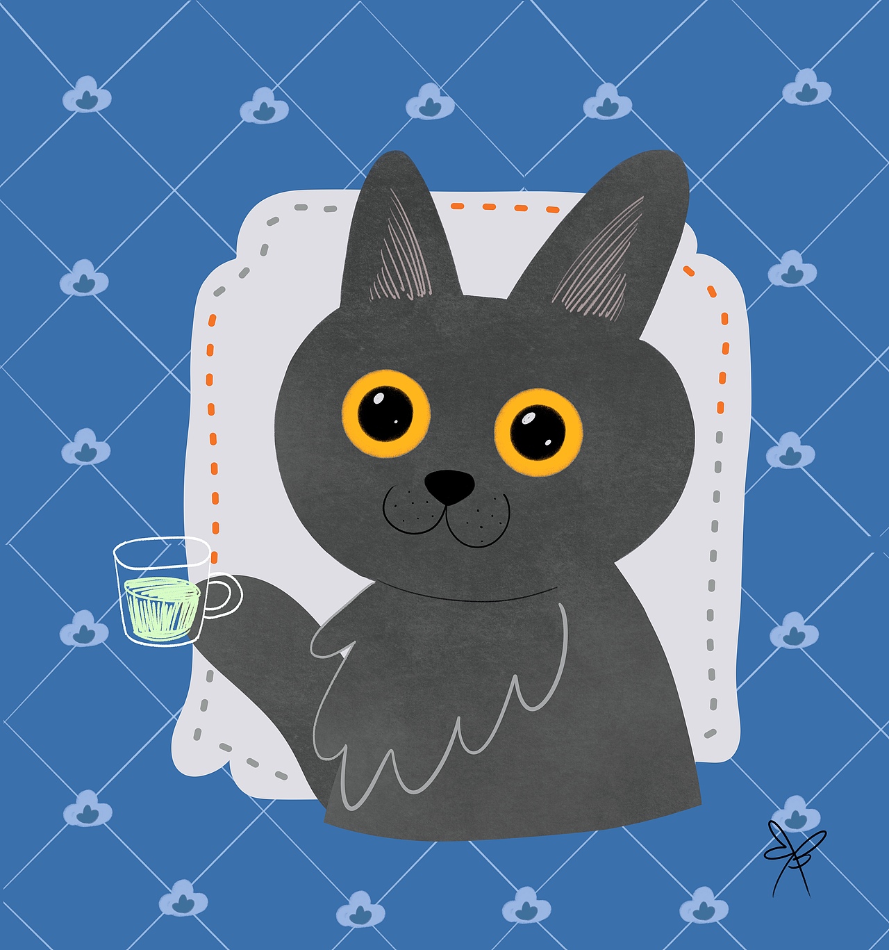 今天的猫咪和狗狗（图ZMzEzMTY5NDU2） - 商业插画 - 站酷设计师徐贝贝同学原创素材 - 站酷ZCOOL