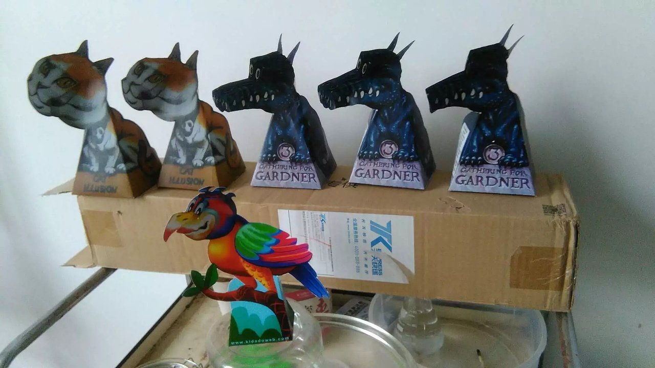 视幻觉3D纸模眼见不一定为实大脑判断出错魔鬼附身见鬼了眼睛的错觉中小学生综合实践活动大陈镇中王大可淘