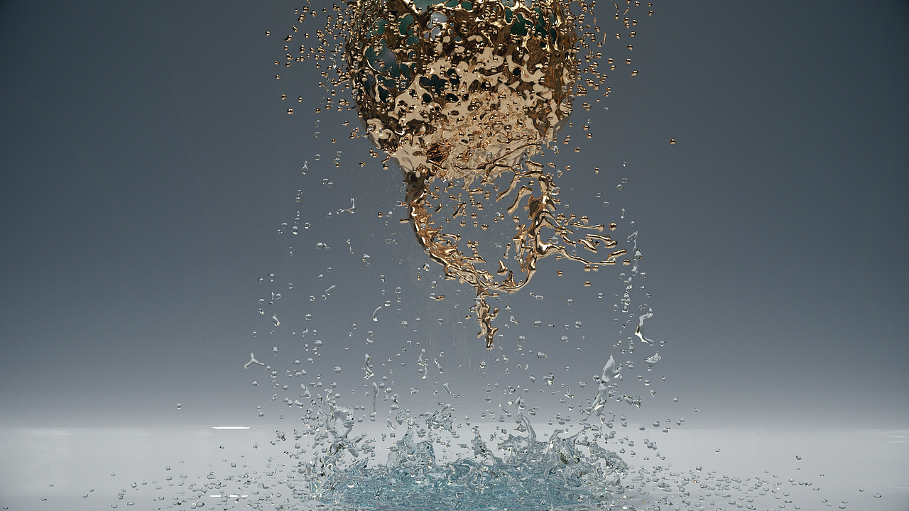 Houdin水realflow模拟