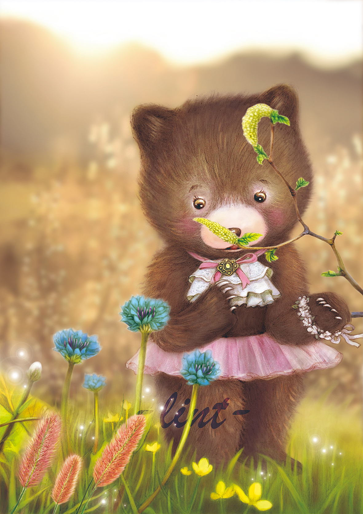 小熊|插画|儿童插画|菠萝lint - 原创作品 - 站酷 (zcool)