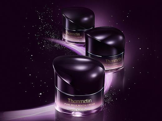 梵蜜琳 Thanmeilin--化妆品静物场景KV拍摄精修图
