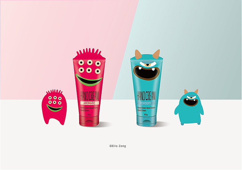 品牌 Fun Kids hand cream design（图ZMjkyODYzMzAw） - 包装 - 站酷设计师zetlmc2013原创素材 - 站酷ZCOOL