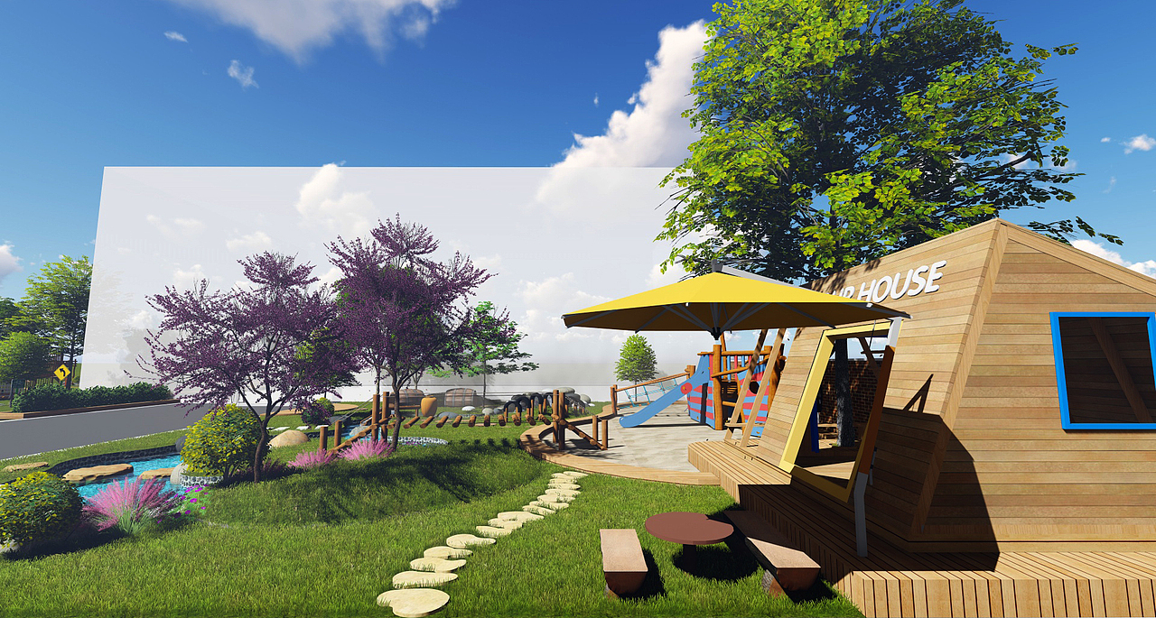 山西运城临猗县幼儿园户外设计