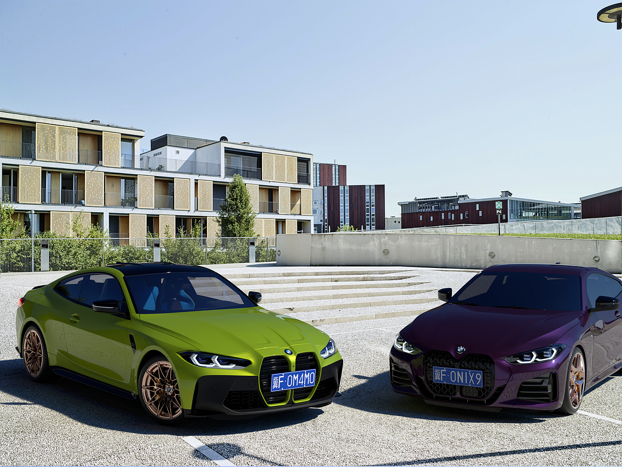 BMW G22和他的朋友们（图ZMjg0MzQ1OTQw） - 机械/交通 - 站酷设计师今天作业有点多原创素材 - 站酷ZCOOL