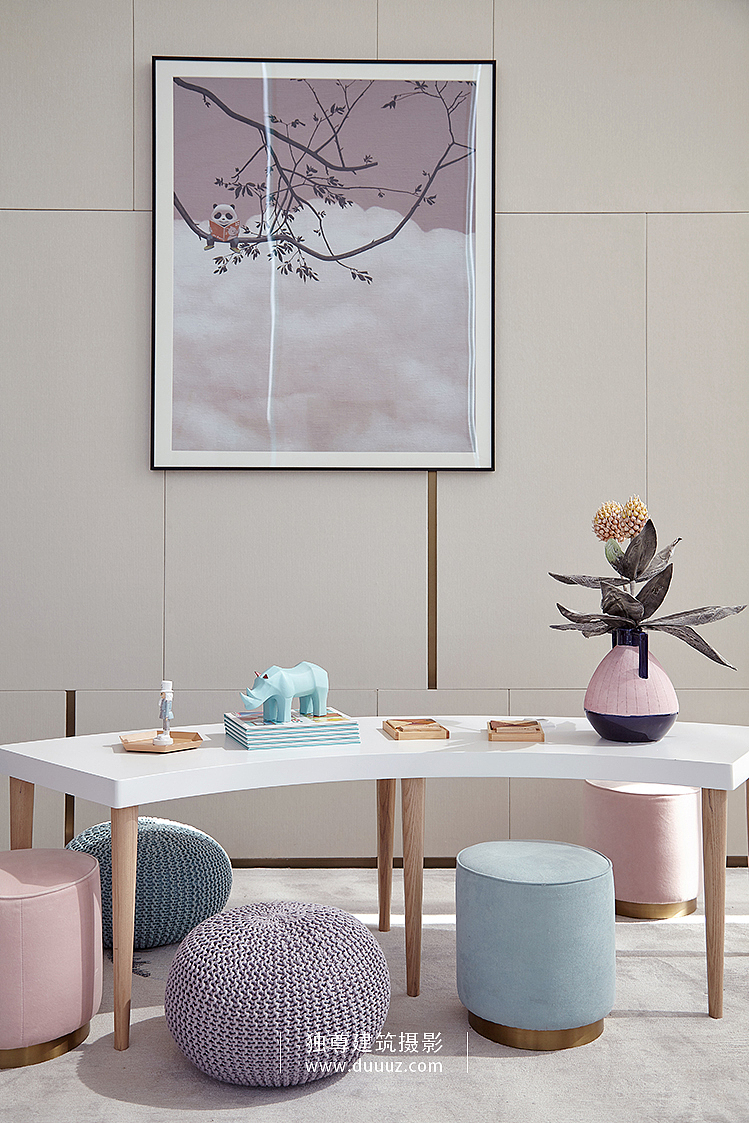 独尊建筑摄影:阳光下、格栅里 | 华润澜山望销售中心