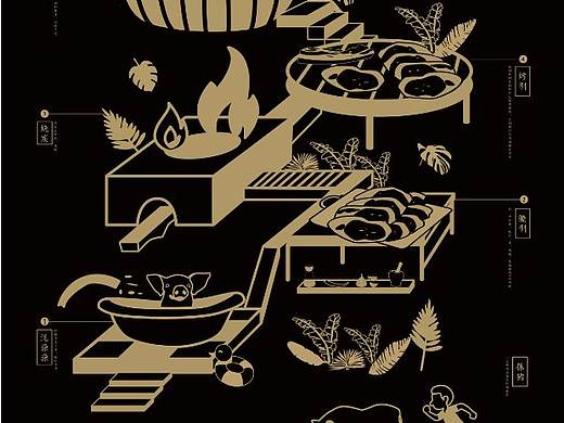 “黑猪先生”猪肉零食品牌形象设计