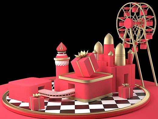 小场景搭建（个人主页-ZNTgxNzM5NjQ=） - 场景 - 站酷设计师八宝和富贵儿原创素材 - 站酷ZCOOL